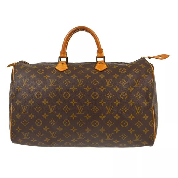 Louis Vuitton Monogram Speedy 40 Duffle Handbag M41522 VI864 175366 - Picture 1 of 11